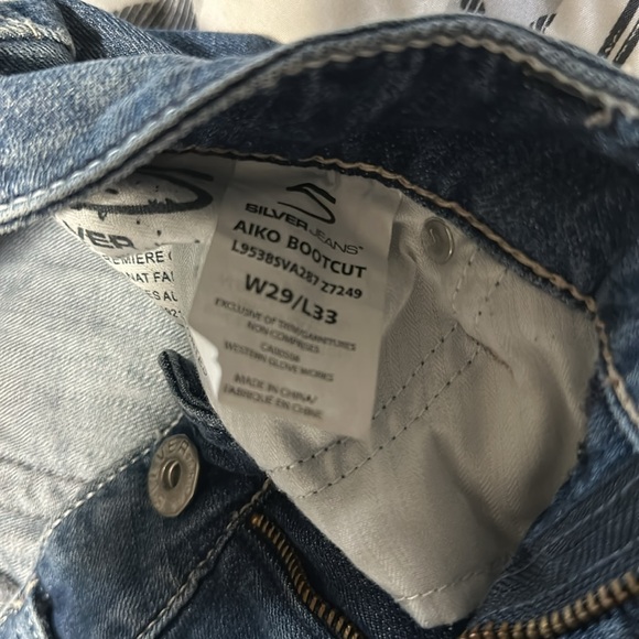 Silver Jeans Aiko bootcut Jeans 29 waist 33 length - Picture 4 of 6
